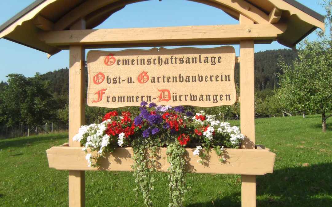 Unsere Vereinsanlage auf dem Kapf in Frommern