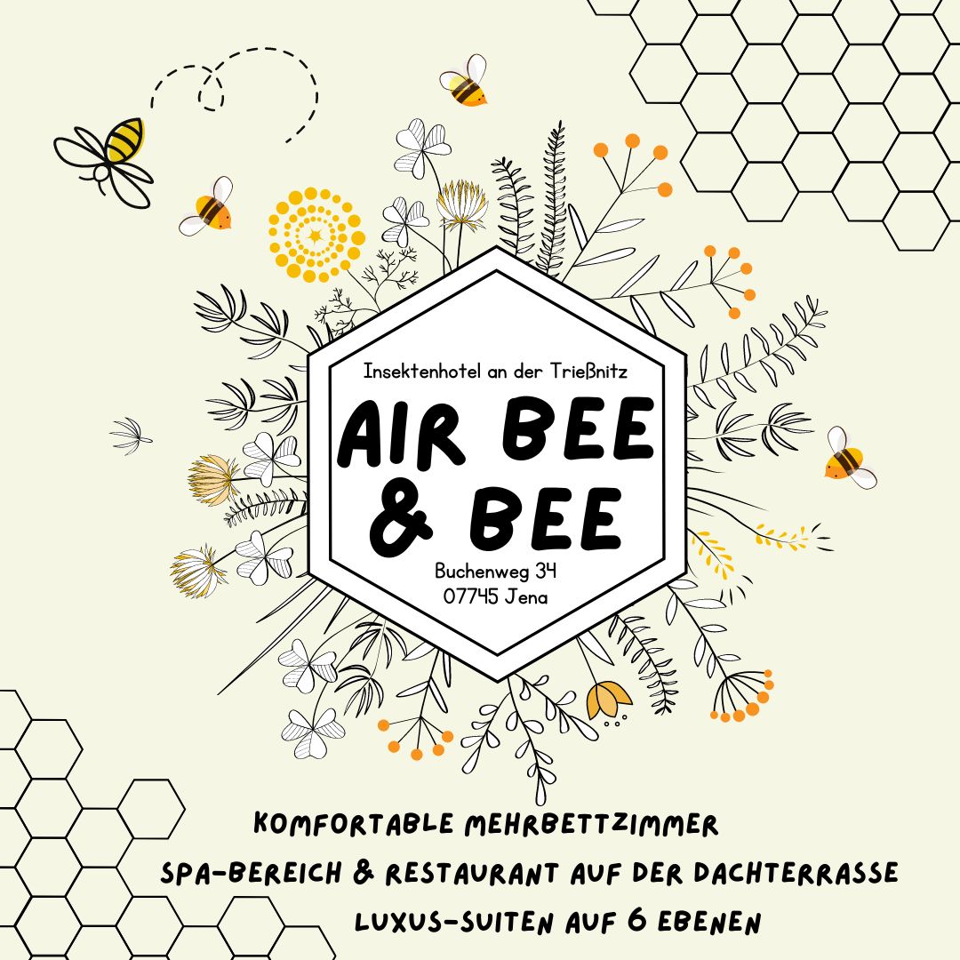 Air bee and bee – wir eröffnen ein Insektenhotel mit Bienenterrasse