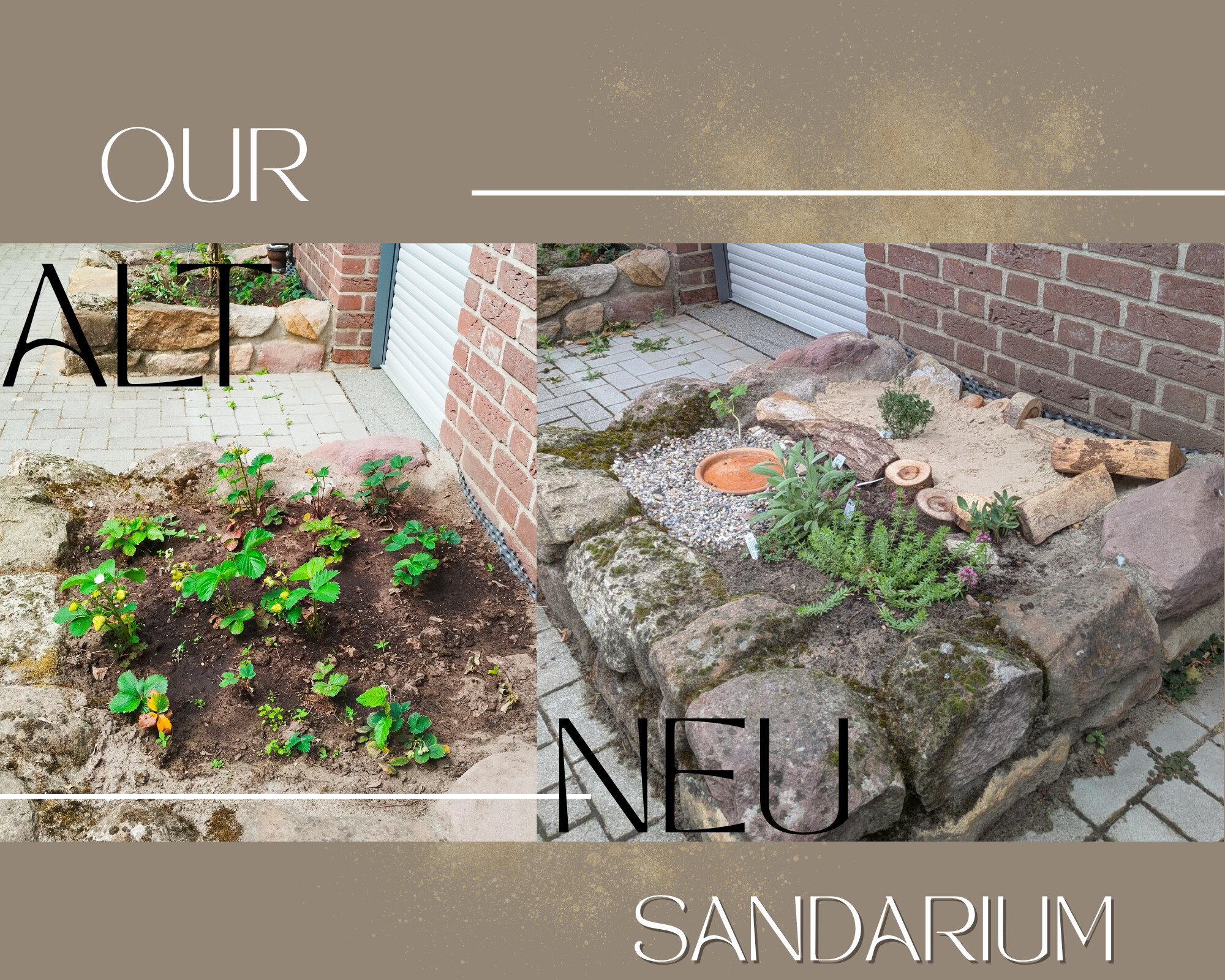 Sandarium im Innenhof unserer Kita