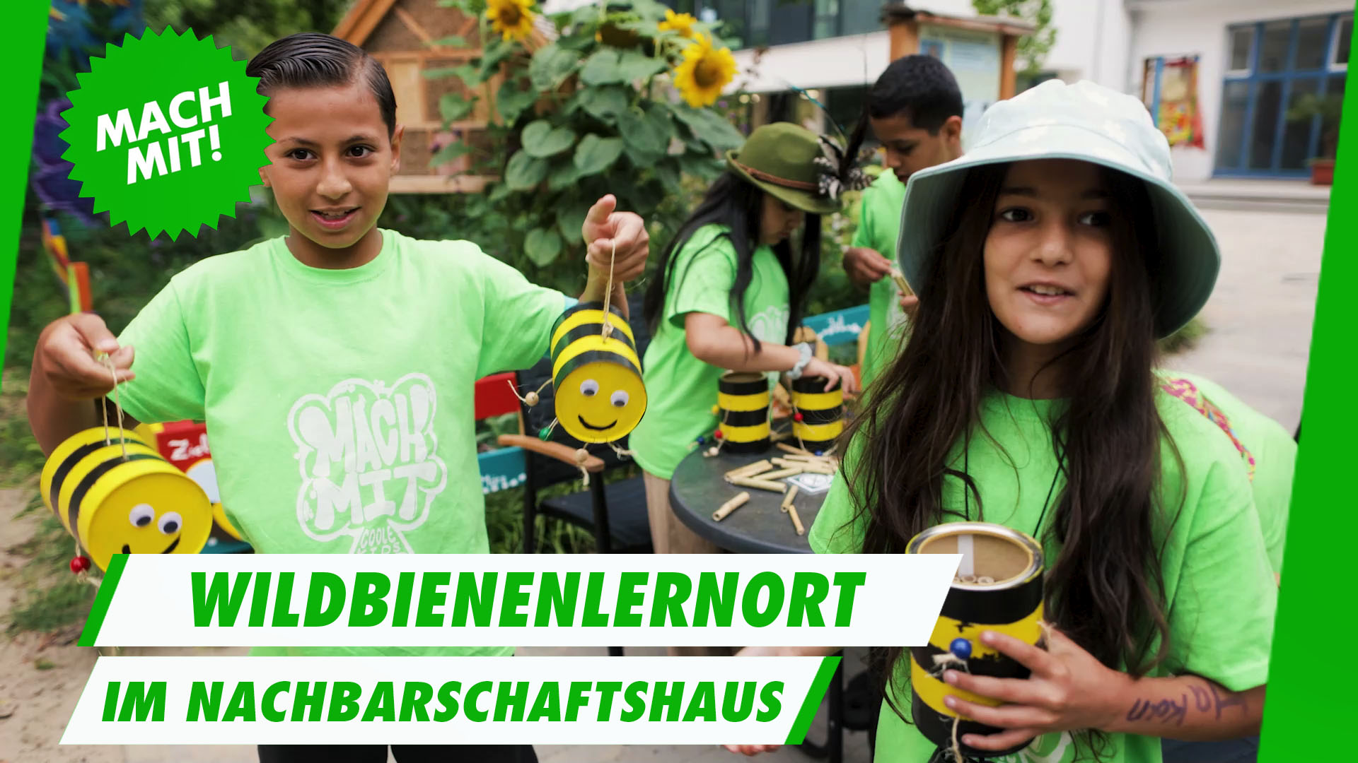 Wildbienenlernort im Nachbarschaftshaus am Körnerpark