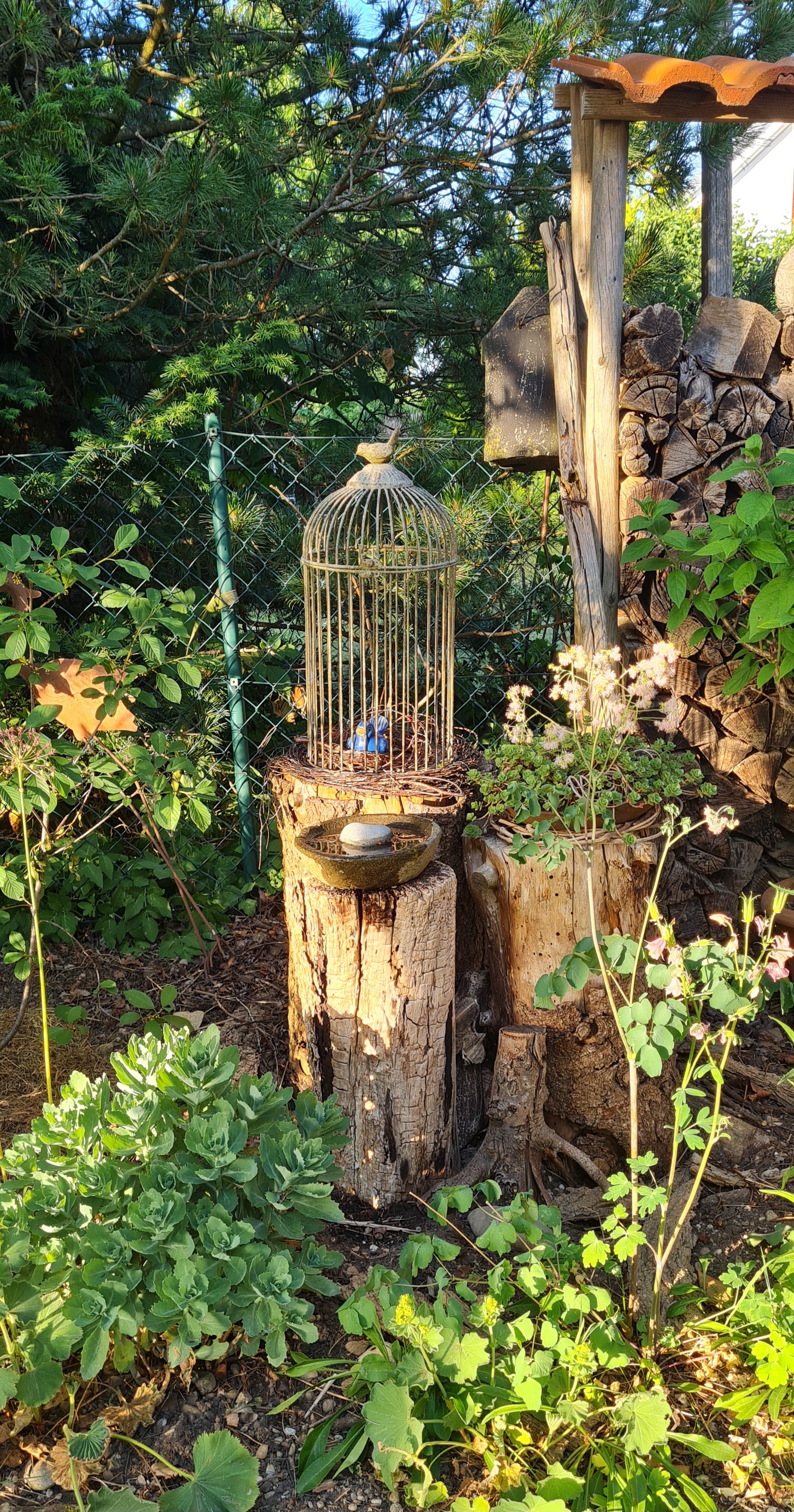 Naturelemente im Garten